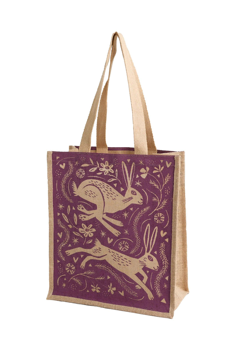 Seasalt Jute Shopper - Meadow Hares Aniseed – Potters of Buxton