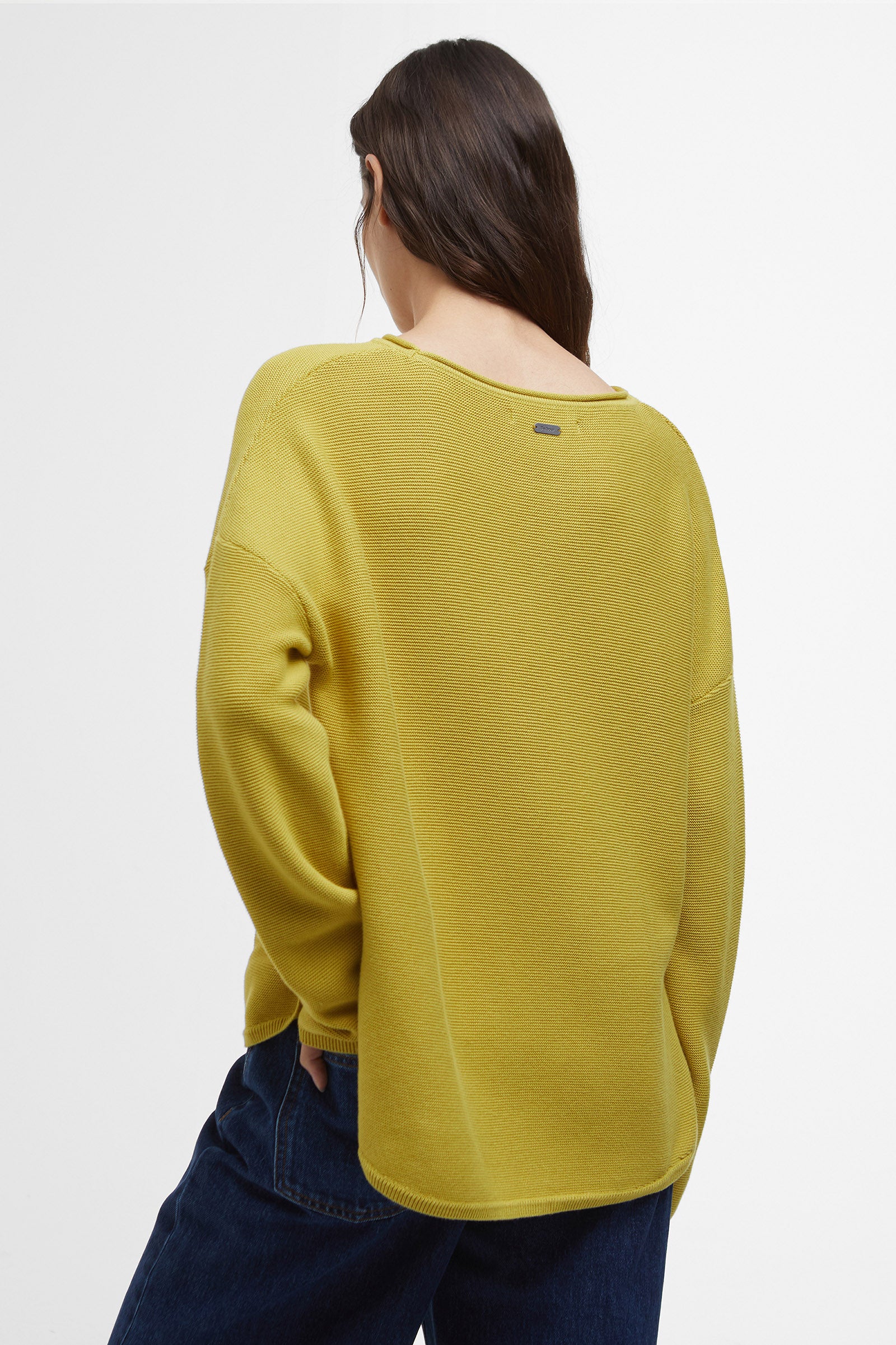 Barbour Marine Knit Jumper - Limeade