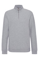 Barbour Pique Half-Zip Sweatshirt - Grey Marl