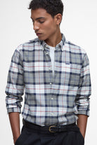 Barbour Lewis Tailored Shirt - Bleached Pine Tartan