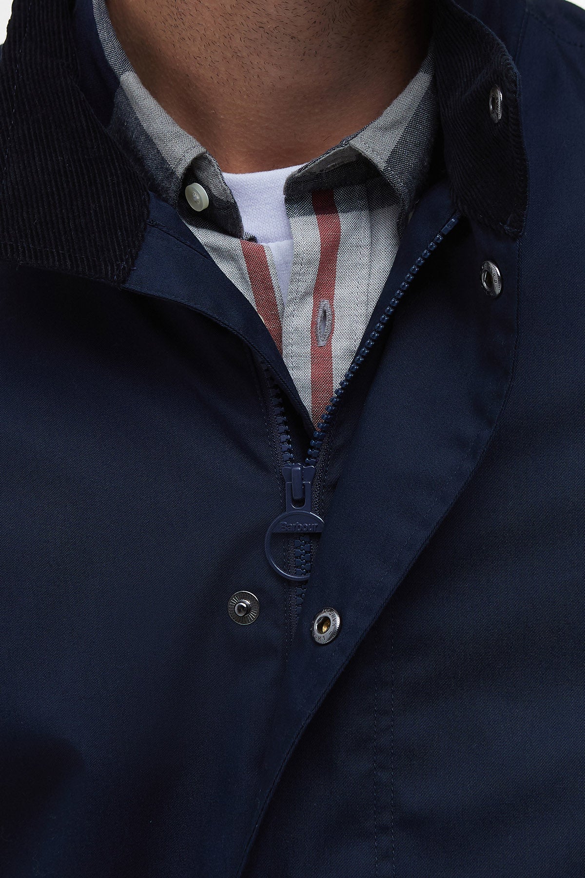 Barbour City Chelsea Waterproof Jacket - Navy/Bleached Pine