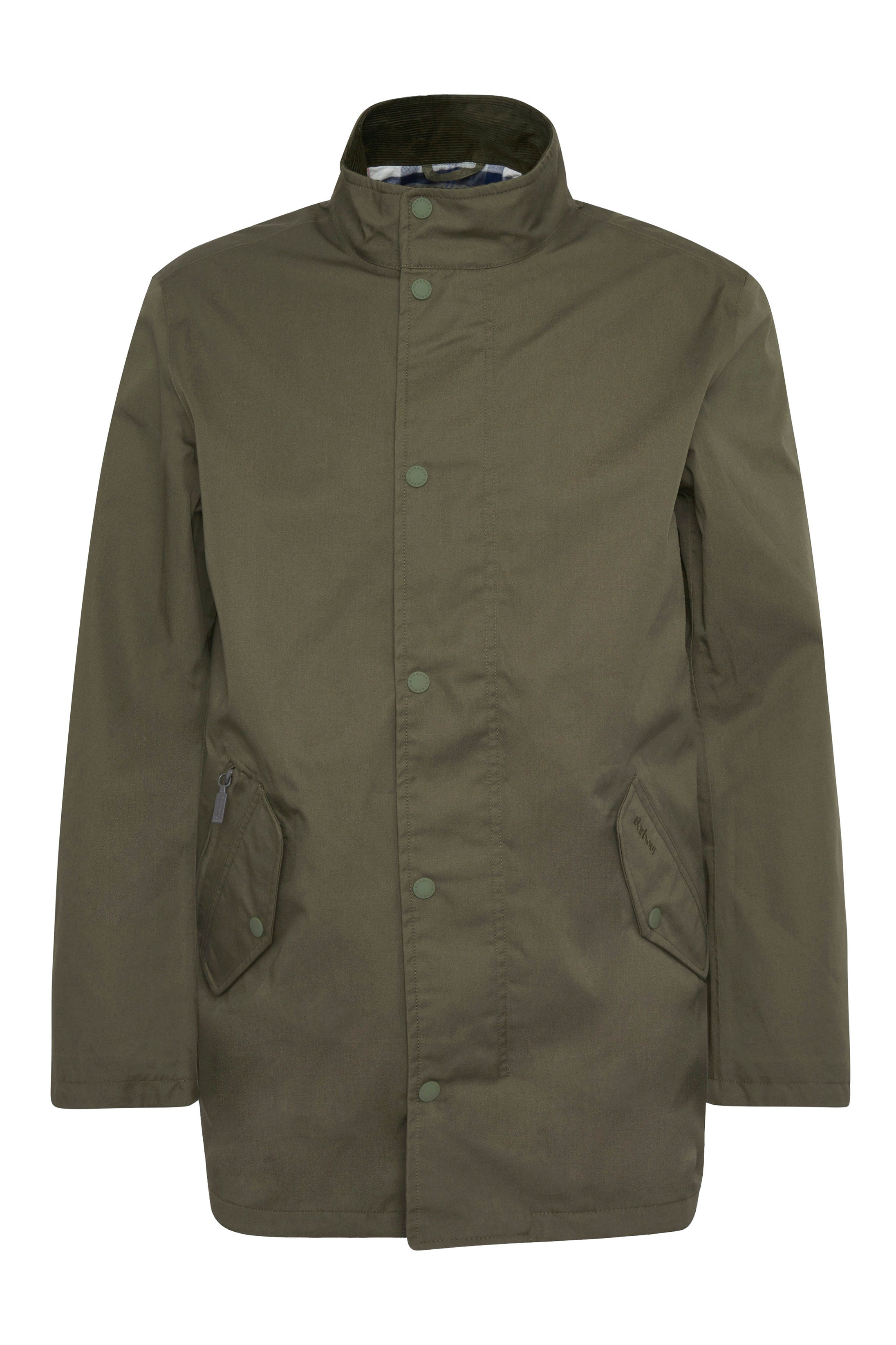 Barbour City Chelsea Waterproof Jacket - Uniform Green/Bleached Pine