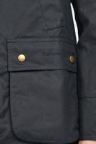 Barbour Acorn Wax Jacket - Navy