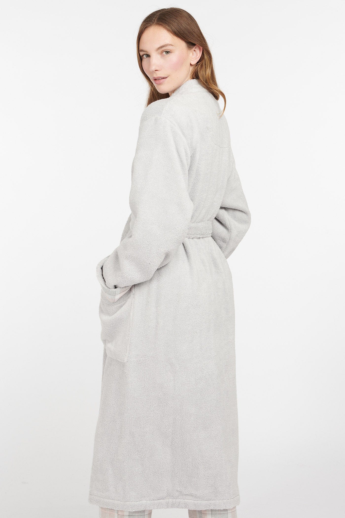 Barbour Ada Dressing Gown - Grey