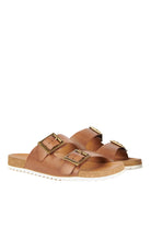 Barbour Allegra Two Strap Sandals - Cognac