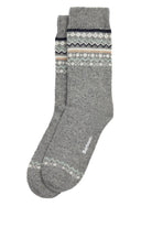 Barbour Anaise Fair Isle Sock - Mid Grey/Loden