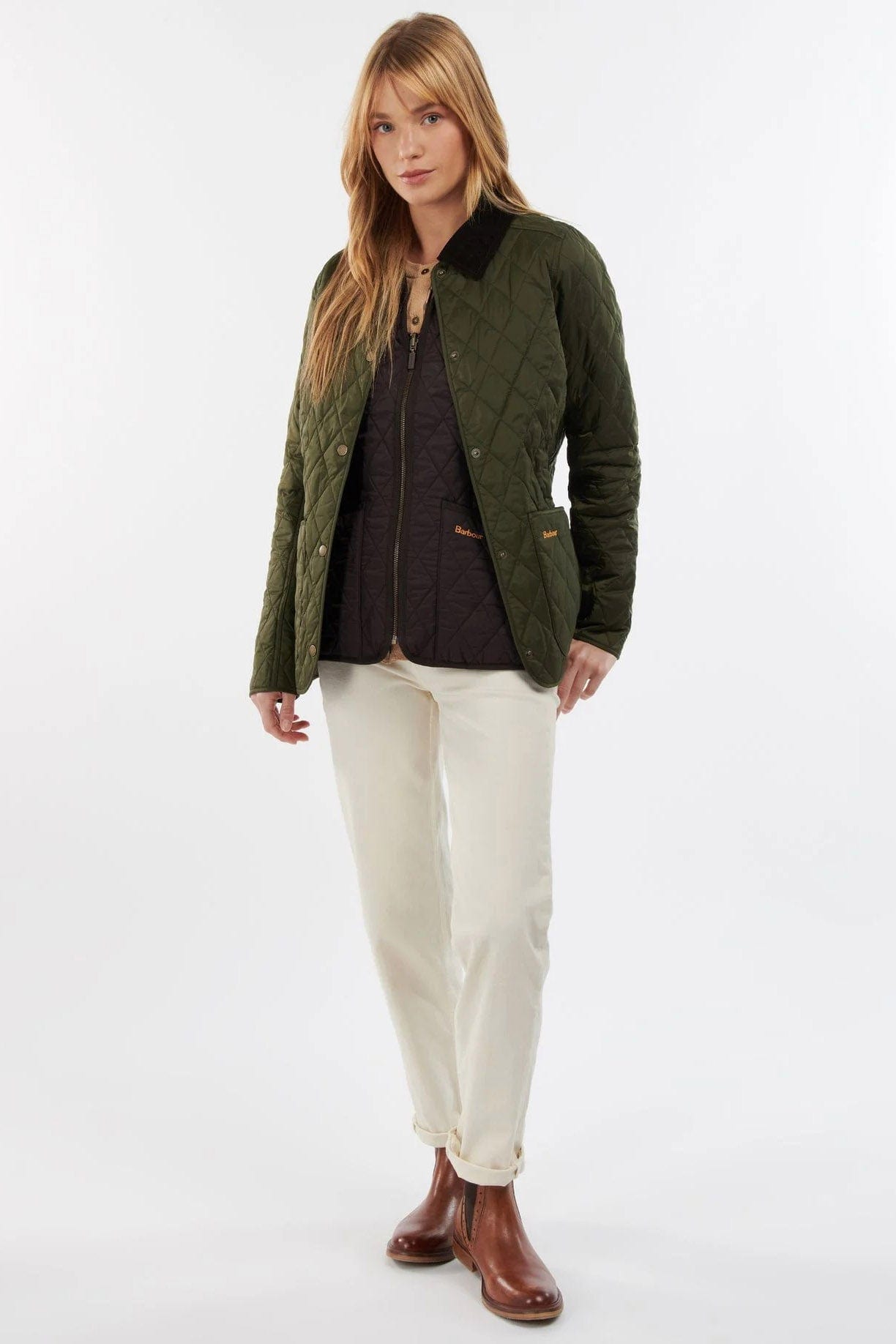 Barbour Annandale Quilted Jacket - Olive