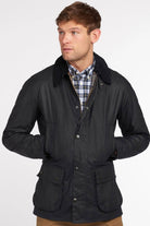 Barbour Ashby Wax Jacket - Navy