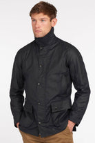 Barbour Ashby Wax Jacket - Navy