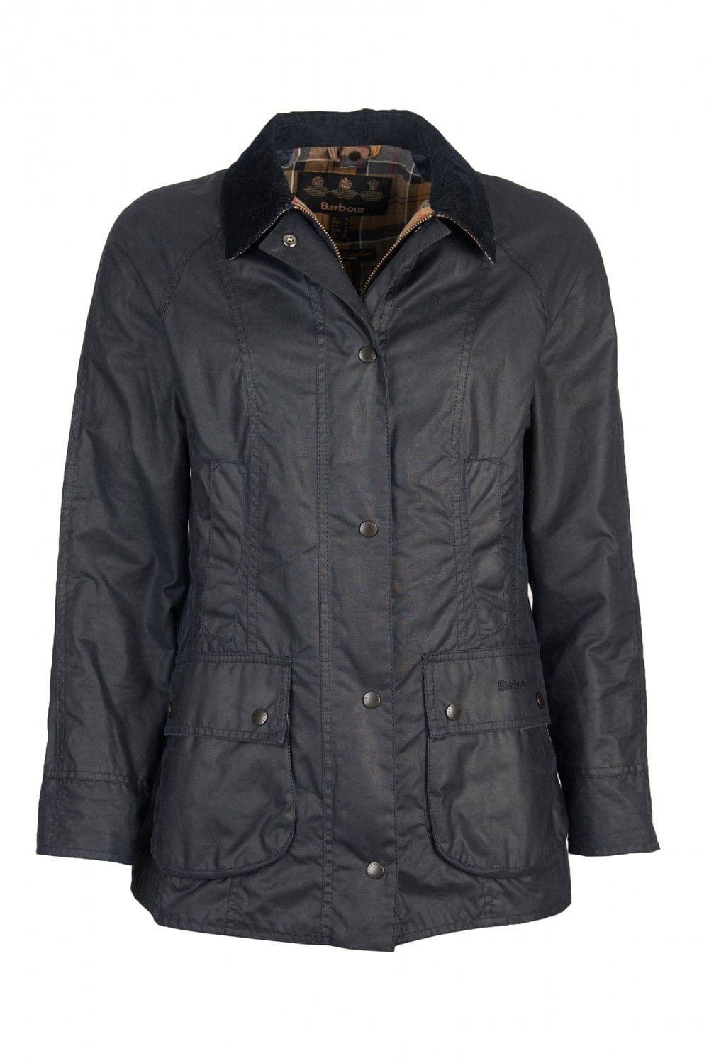 Barbour Beadnell Wax Jacket - Navy