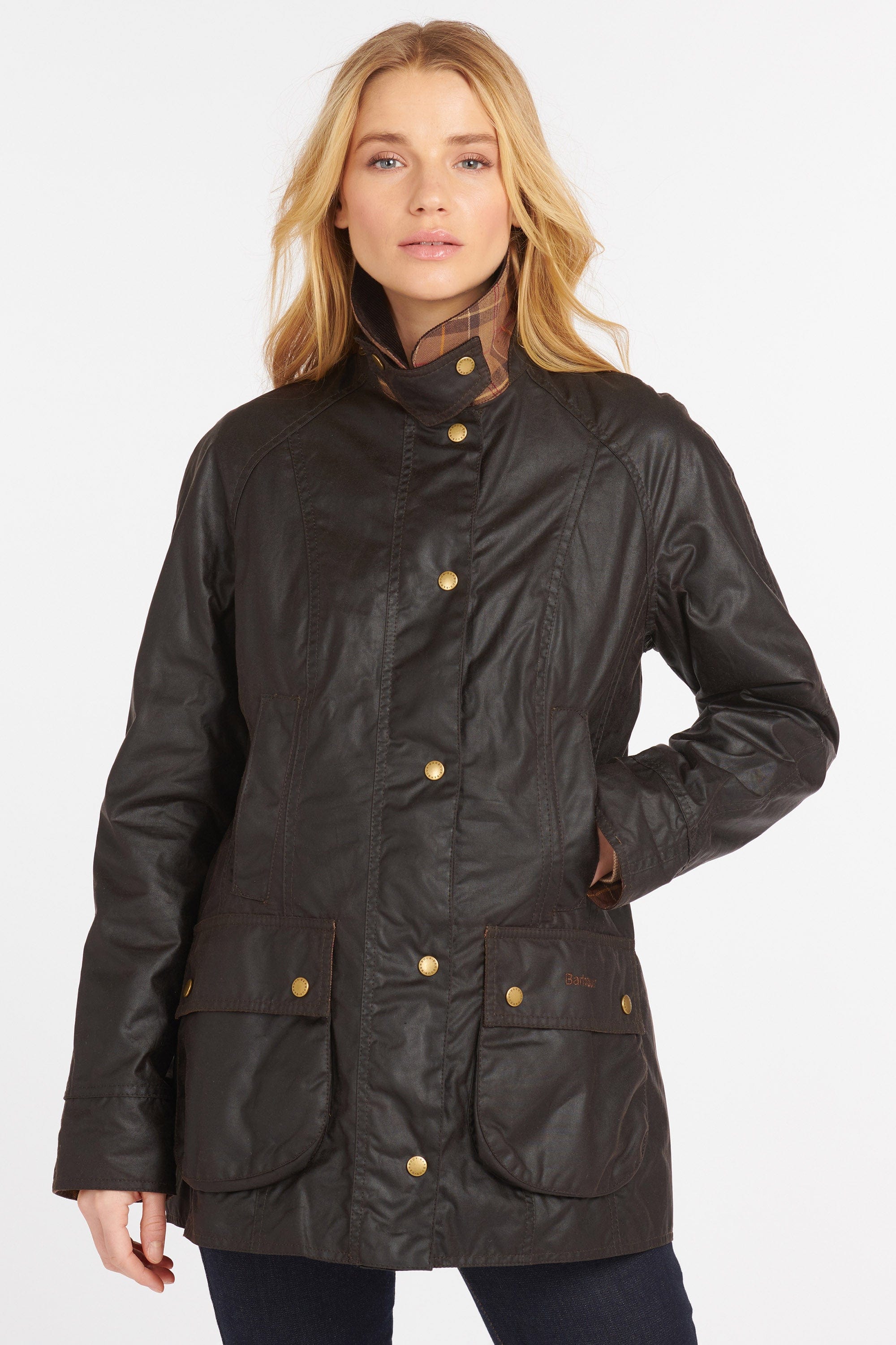 Barbour Beadnell Wax Jacket - Rustic