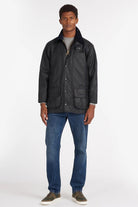 Barbour Beaufort Wax Jacket - Navy