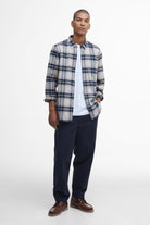 Barbour Betsom Tailored Checked Shirt - Stone Marl