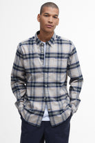 Barbour Betsom Tailored Checked Shirt - Stone Marl