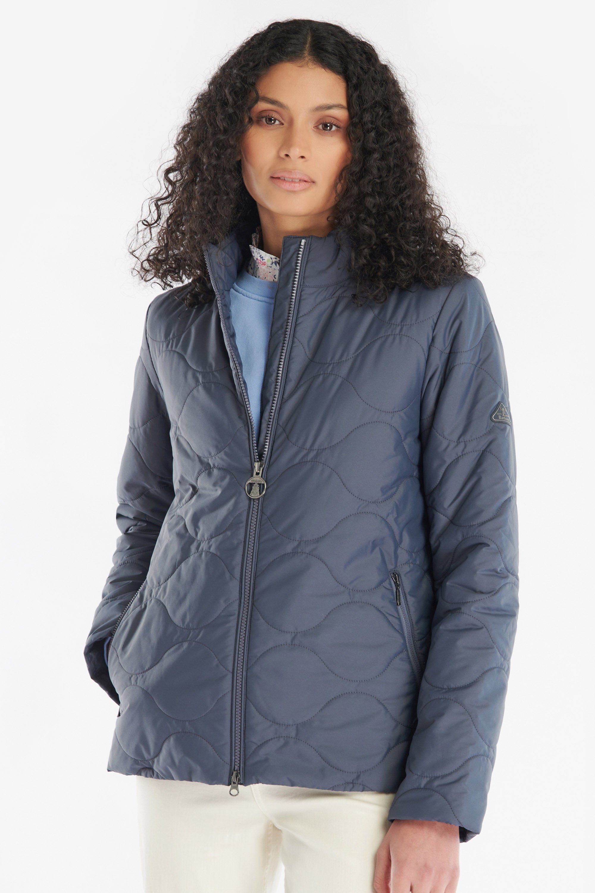 Barbour Bindweed Quilt - Summer Navy