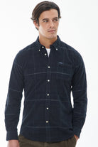 Barbour Blair Tailored Tartan Cord Shirt - Black Slate