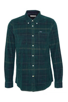 Barbour Blair Tailored Tartan Cord Shirt - Green Loch