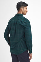 Barbour Blair Tailored Tartan Cord Shirt - Green Loch