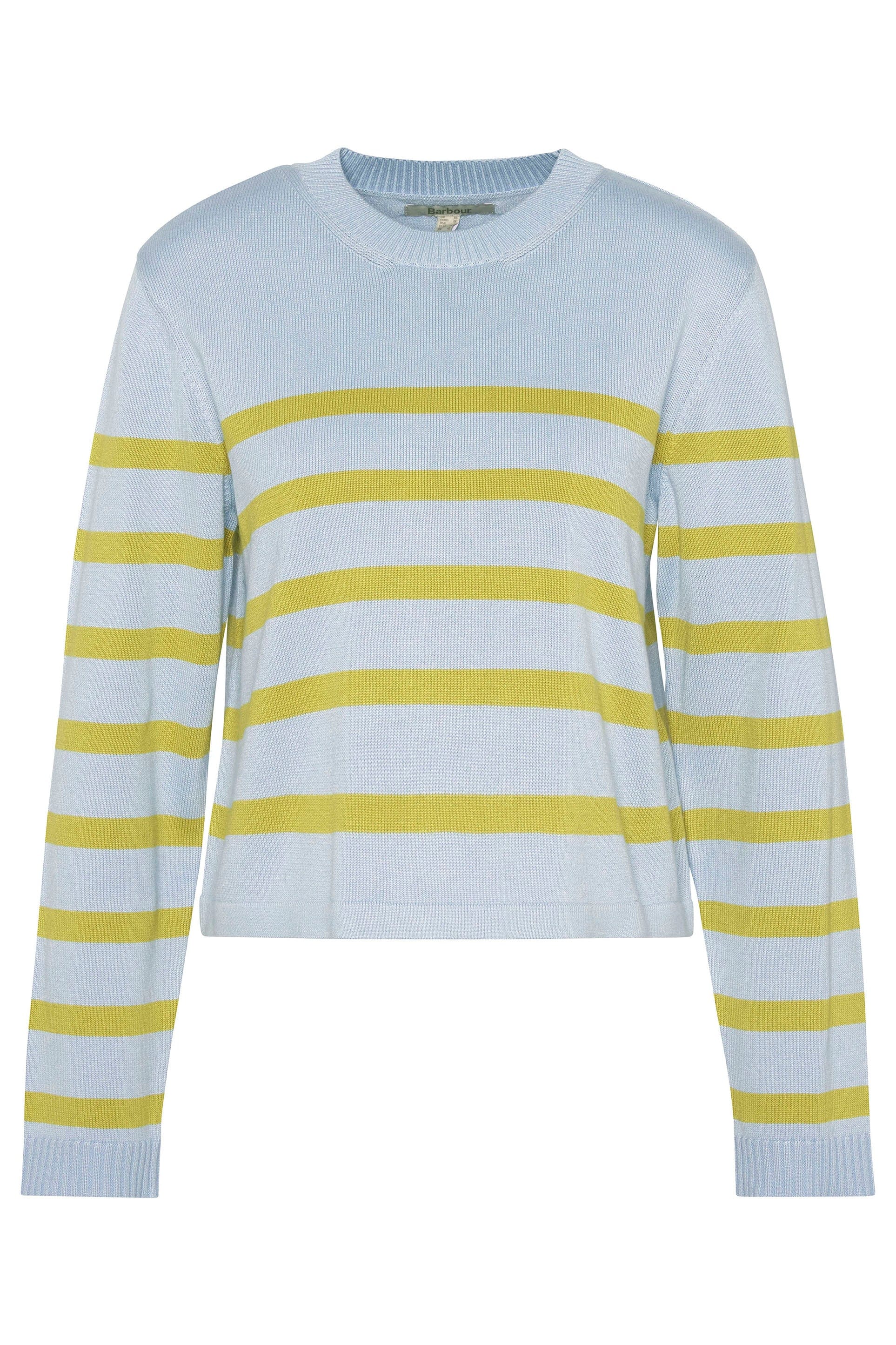 Barbour Bronya Stripe Knit Jumper - Breeze Blue