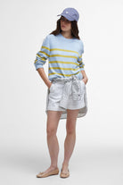 Barbour Bronya Stripe Knit Jumper - Breeze Blue