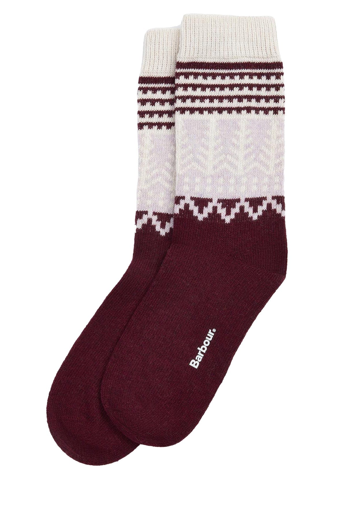 Barbour Camille Sock - Cabernet