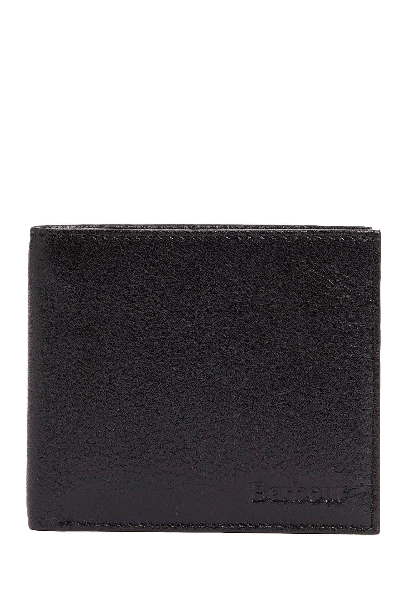 Barbour Colwell Leather Billfold Wallet - Black/Classic MLG0002_BK52_OS