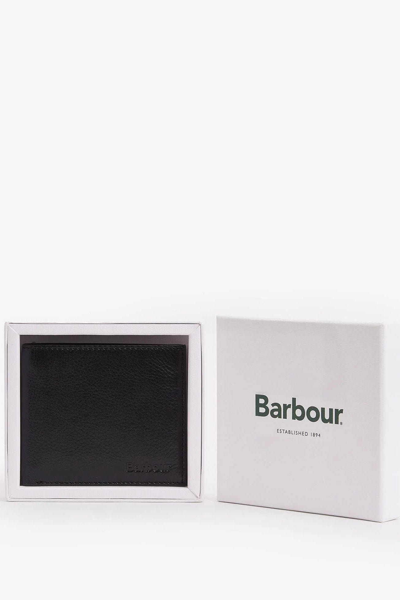 Barbour Colwell Leather Billfold Wallet - Black/Classic MLG0002_BK52_OS