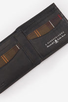 Barbour Colwell Leather Billfold Wallet - Black/Classic MLG0002_BK52_OS