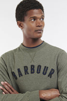 Barbour Debson Logo Sweatshirt - Forest Marl