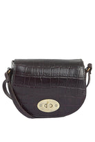 Barbour Eilein Leather Saddle Bag - Black Cherry LBA0389_PU91_OS