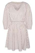 Barbour Ella Striped Mini Dress - White/Tasmin