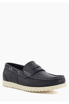 Barbour Fairway Leather Boat Shoes - Navy MFO0674_NY91_11