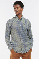 Barbour Finkle Tailored Gingham Shirt - Olive