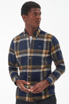 Barbour Folley Tailored Checked Shirt - Navy