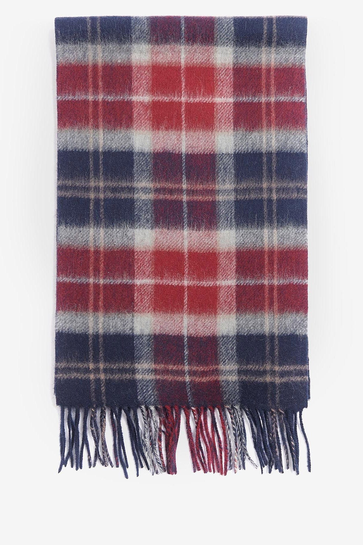 Barbour Galston Tartan Scarf - Cranberry Tartan USC0362_RE75_OS