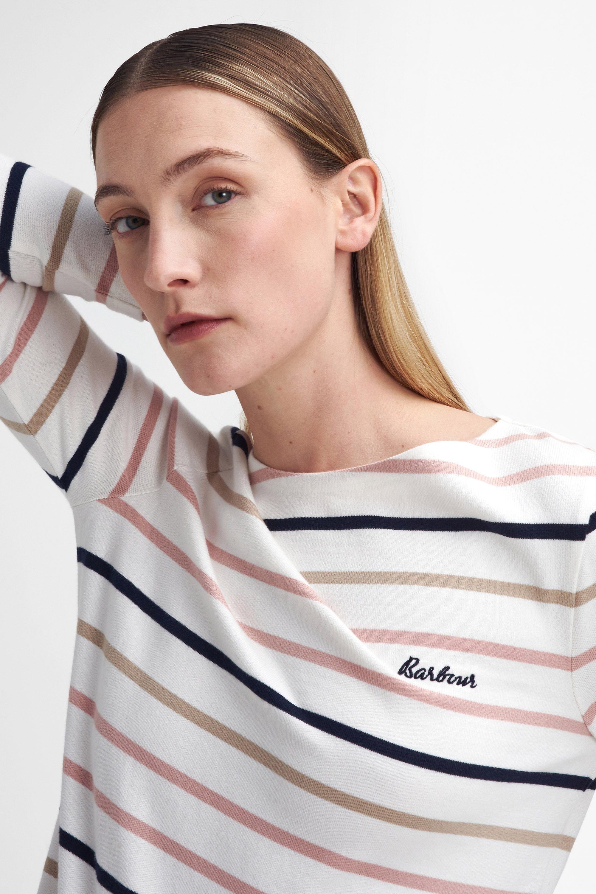 Barbour Hawkins Top - Cloud Stripe