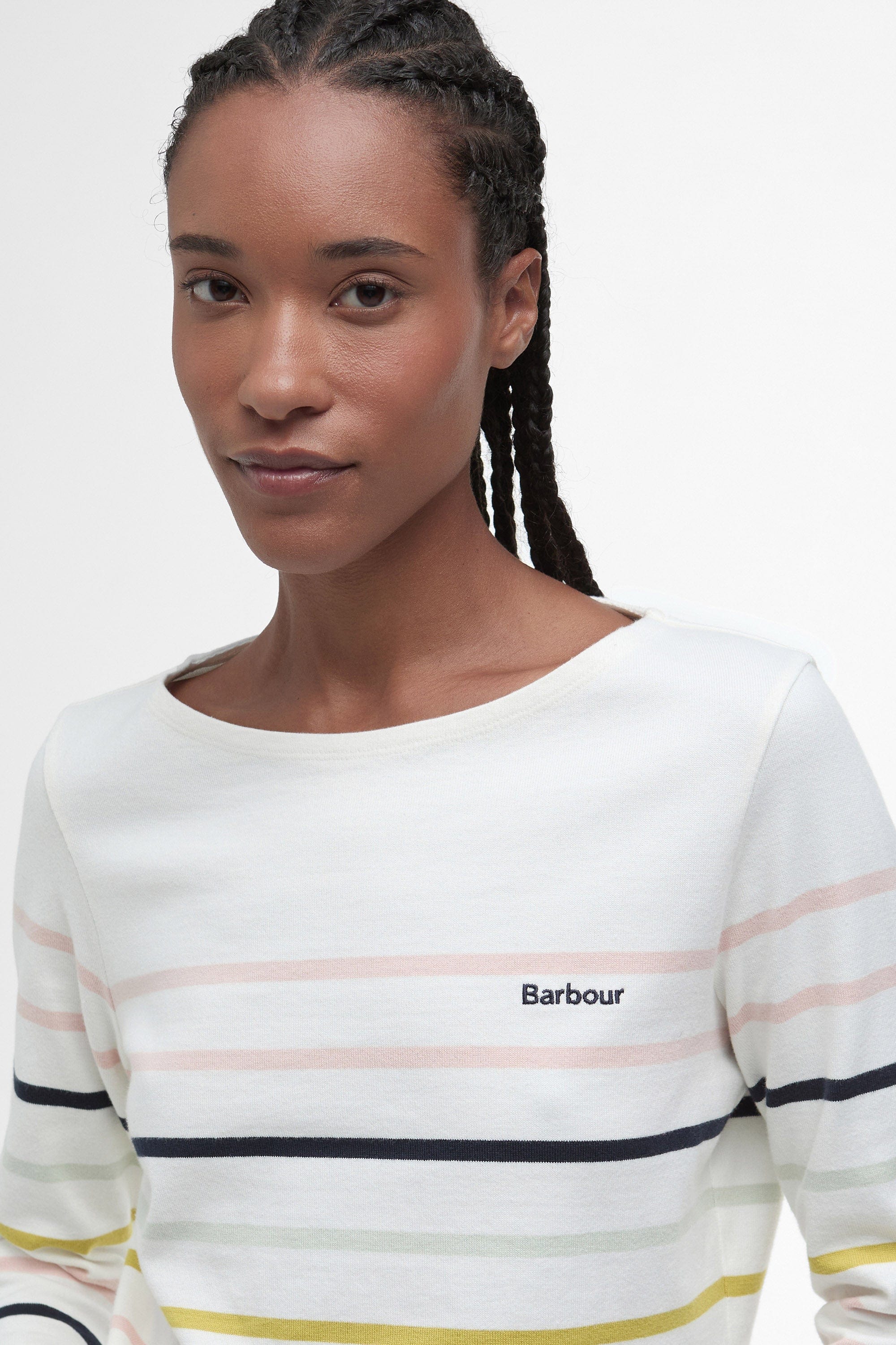 Barbour Hawkins Top - Cloud Stripe