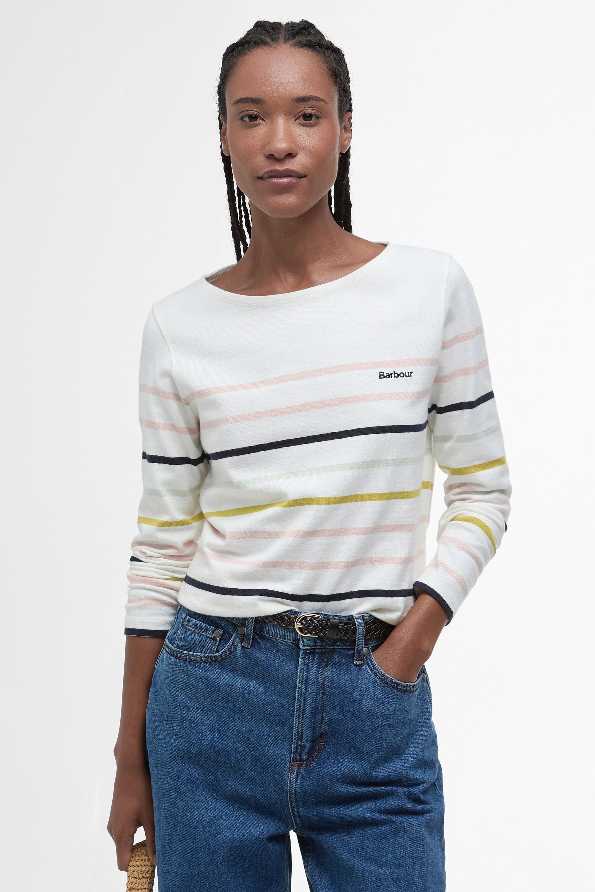 Barbour Hawkins Top - Cloud Stripe