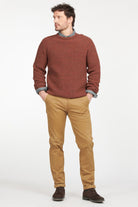 Barbour Horseford Crew Neck Jumper - Cinnamon