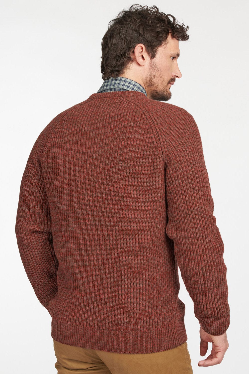 Barbour Horseford Crew Neck Jumper - Cinnamon