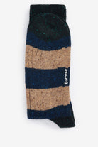 Barbour Houghton Sock 2 Pack - Sandstone/Navy