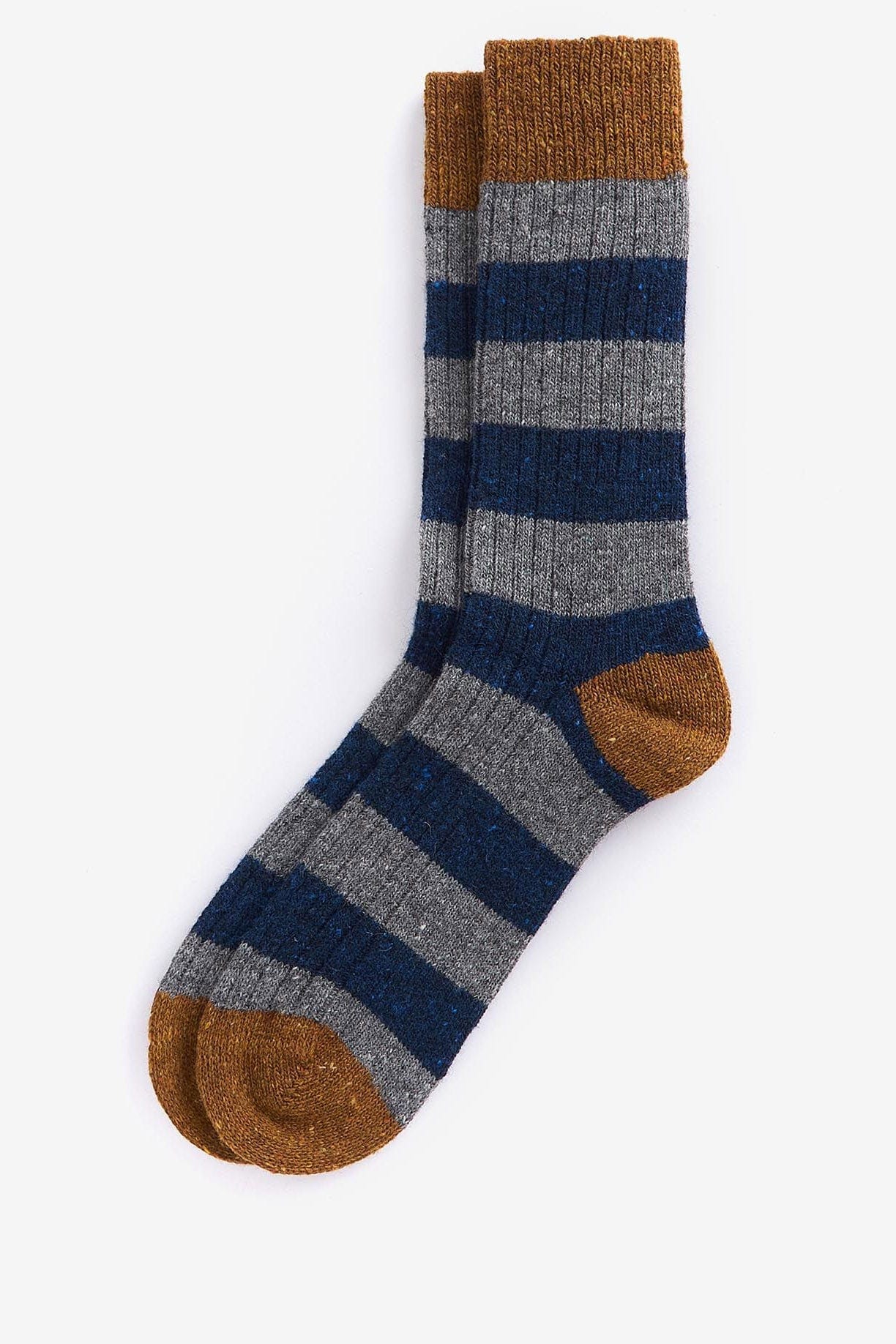 Barbour Houghton Stripe Sock - Asphalt/Navy