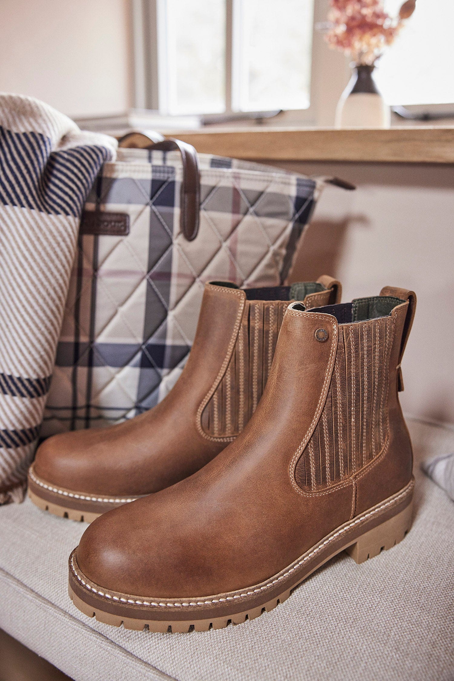 Barbour Joelle Boots - Tan