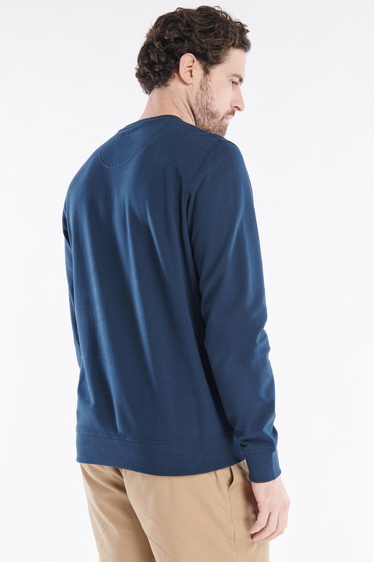 Barbour John Crew Sweatshirt - Navy