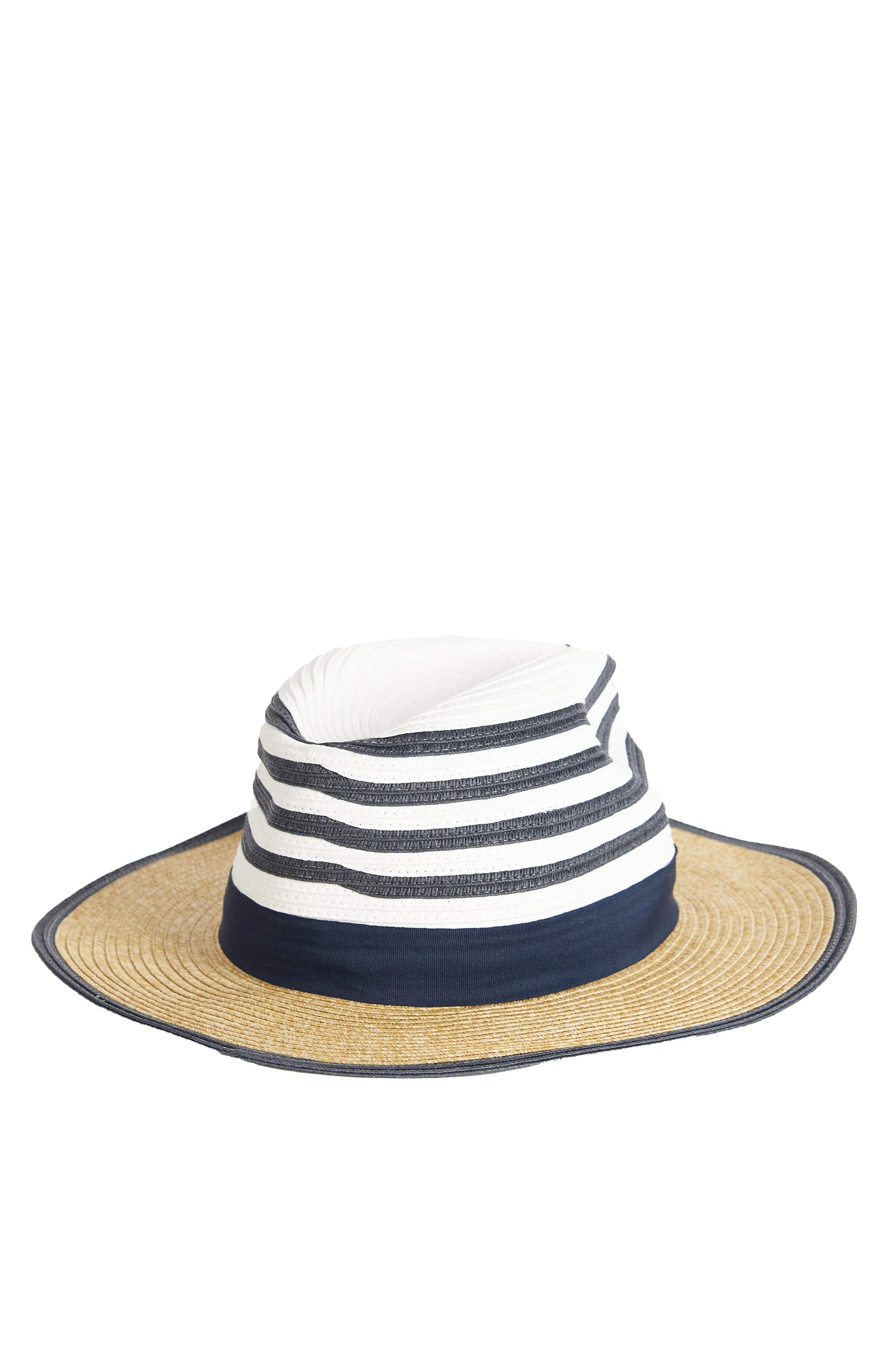 Barbour Kenmore Fedora - Navy/Ecru