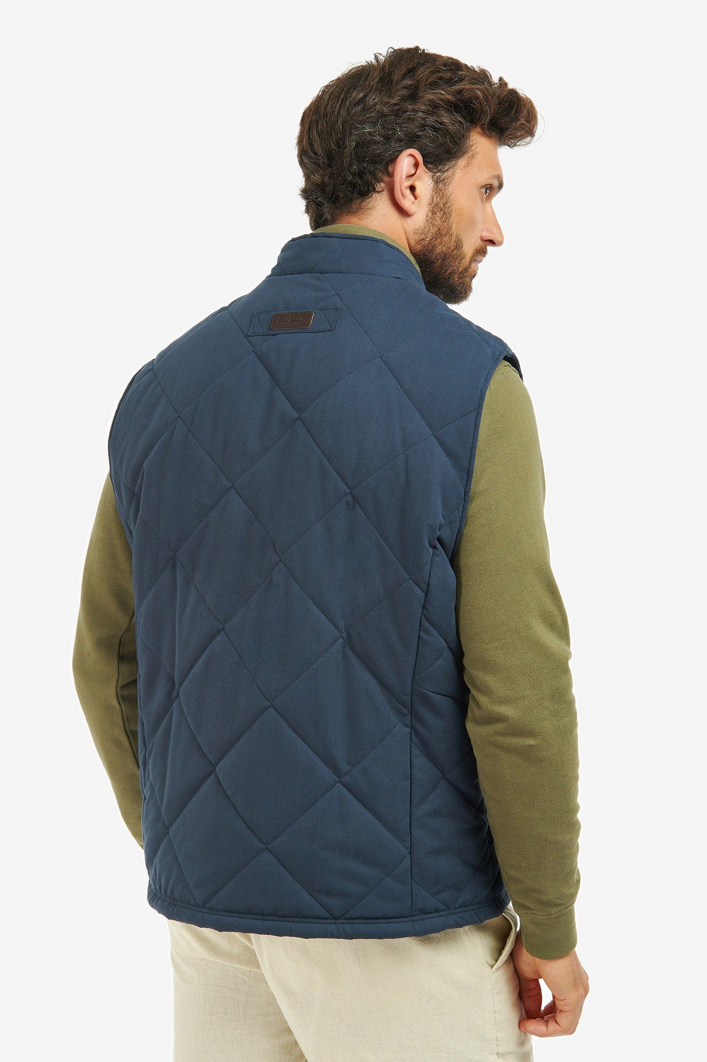 Barbour Kurt Gilet - Navy/River Birch Tartan – Potters of Buxton