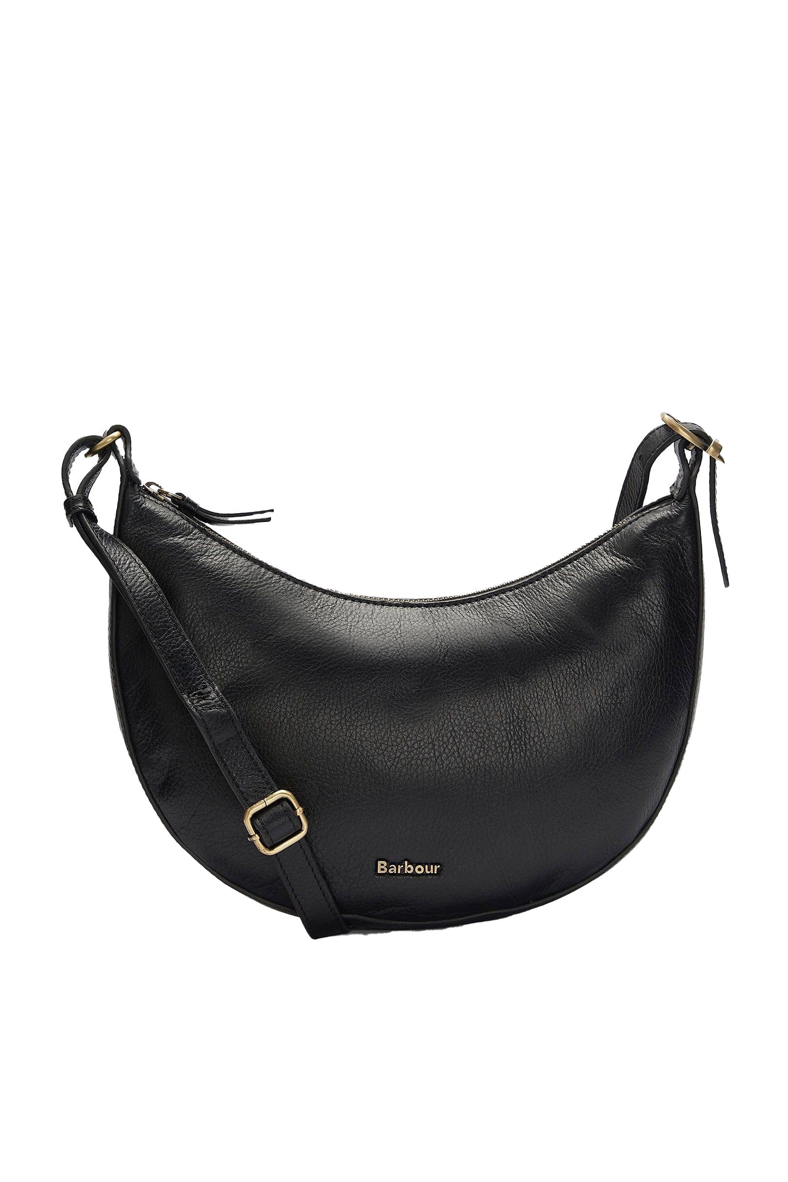 Barbour Laire Leather Half-Moon Bag - Black LBA0428_BK11_OS