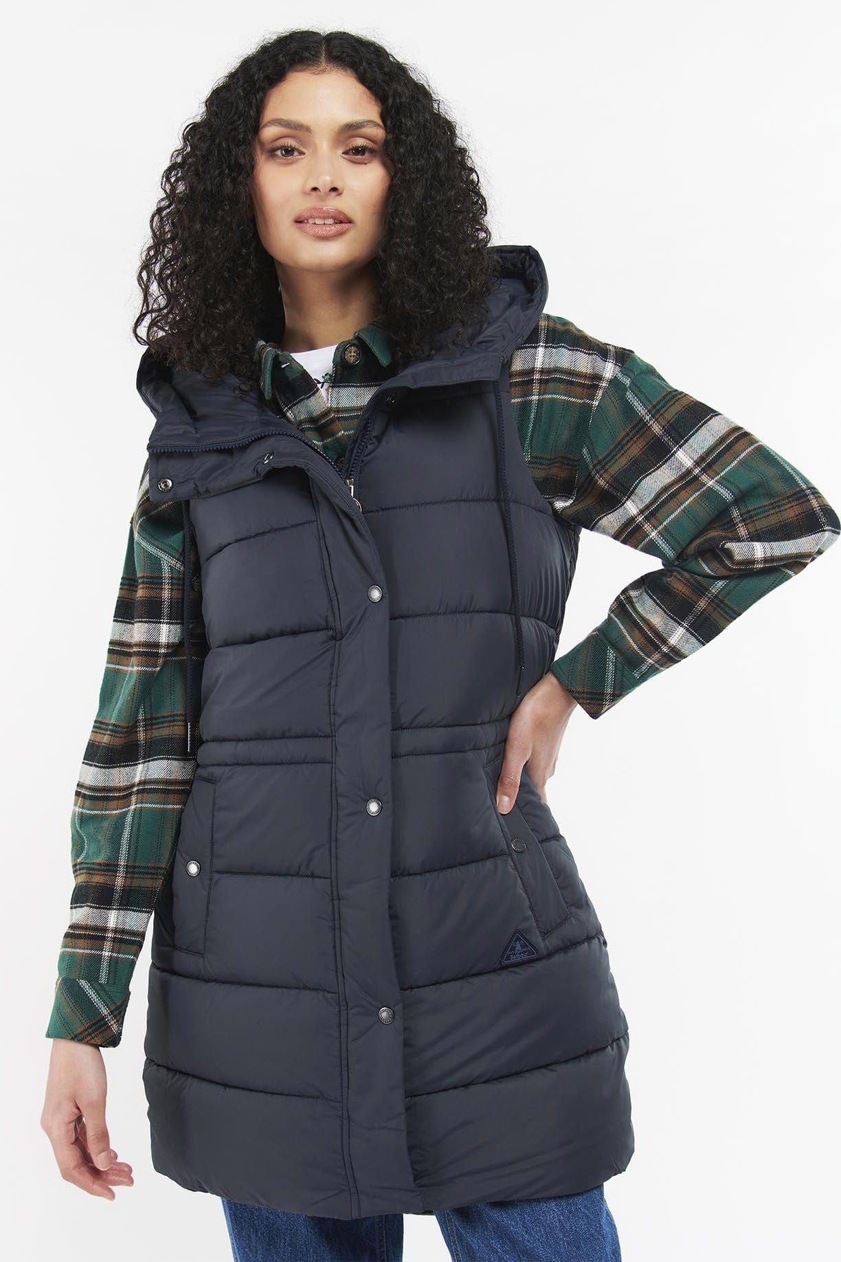 Barbour Littlebury Longline Gilet - Dark Navy