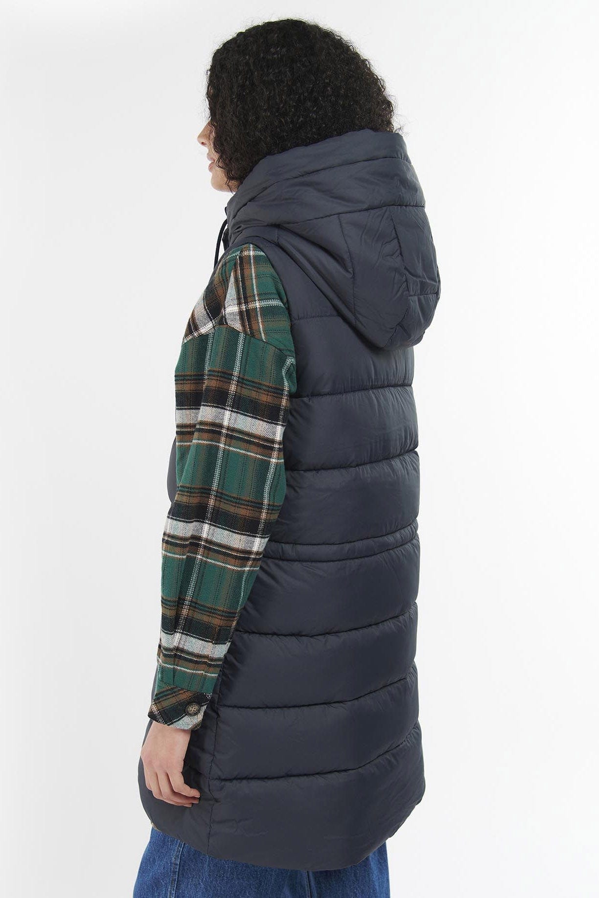 Barbour Littlebury Longline Gilet - Dark Navy