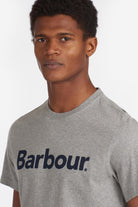 Barbour Logo Tee - Gray Marl